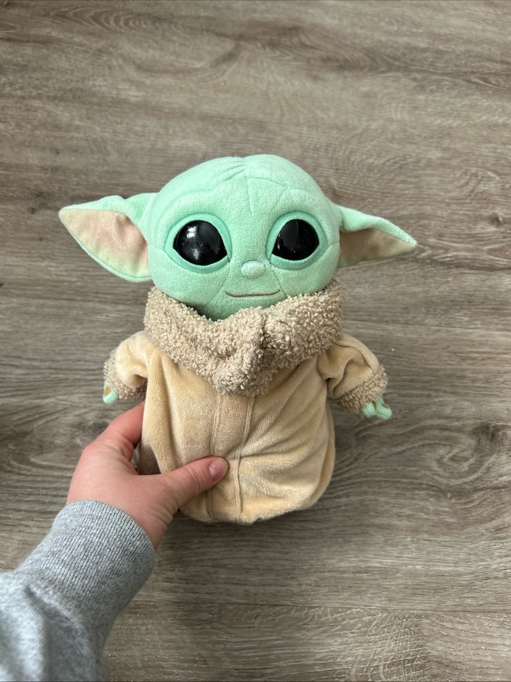 Mattel Plush Grogu - Green with Tan Robe 8”